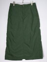AMERICANAアメリカーナ 2021AW L'Appartementアパルトモン別注Nylon Tight Skirtナイロンタイトスカート【LSKA78297】【グリーン】【フリー】【中古】【沖縄.離島以外 送料無料】【DM250520】