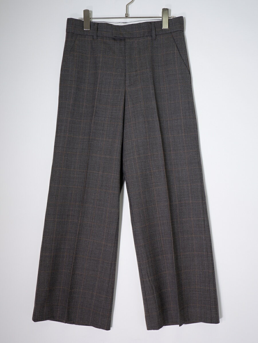 Rakuten - L'Appartementアパルトモン 2022AW Check Slacks Pants チェックスラックスパンツ【LPTA80498】【ブラウン】【34】【中古】【沖縄.離島以外 送料無料】【DM251223】