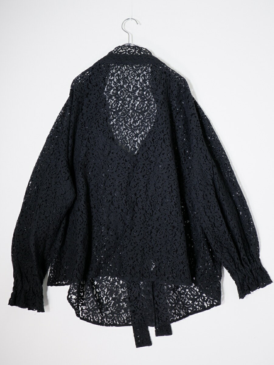 journal standard luxeジャーナルスタンダード ラックス 2025AW Ginny’s lace BL ボウタイリボン レースブラウスシャツ【LSHA81198】【ブラック】【フリー】【中古】【沖縄.離島以外 送料無料】【DM260317】