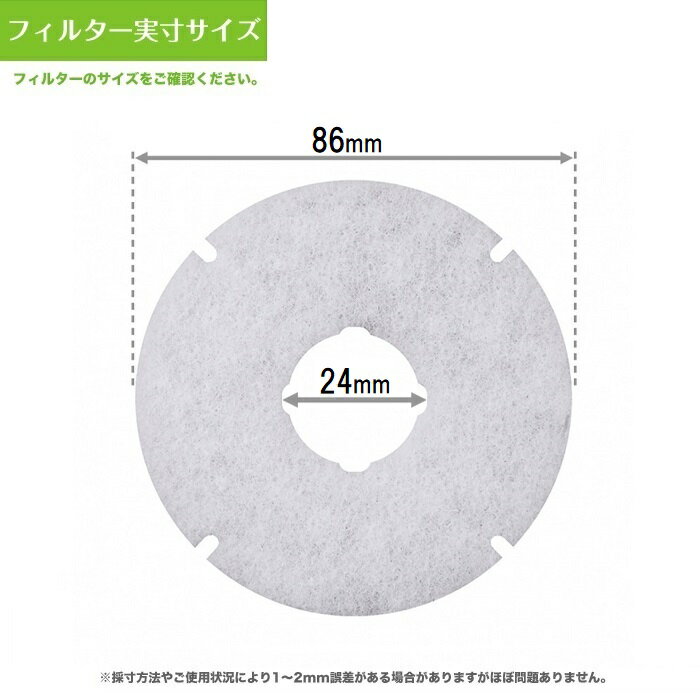 φ86 内径φ24（5枚入）キョーワナスタ KS-8840対応品 換気口フィルター 給気口フィルター 24時間換気フィルター