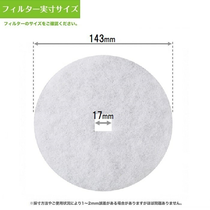 φ143内径口17（5枚入）ユニックス（UNIX）KRP150 PDK150対応品 換気口フィルター 給気口フィルター 24時間換気フィルター