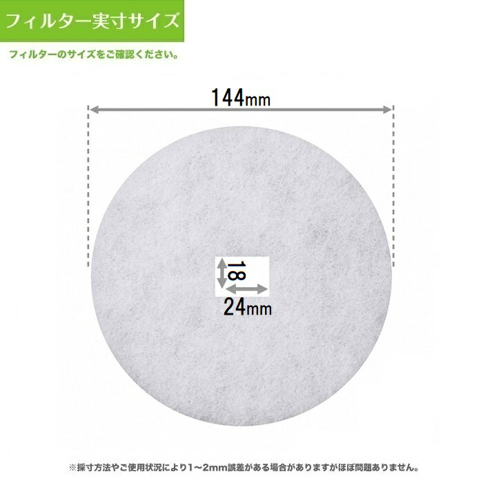 φ144 内径24×18（5枚入）シルファー PR-150RX-F対応品 換気口フィルター 給気口フィルター 24時間換気フィルター