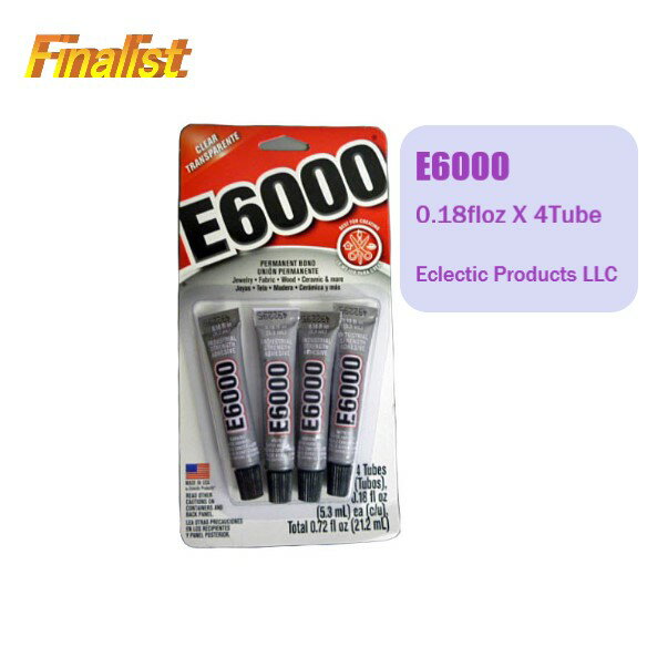 E6000 接着剤 ミニチューブ 透明 Eclect