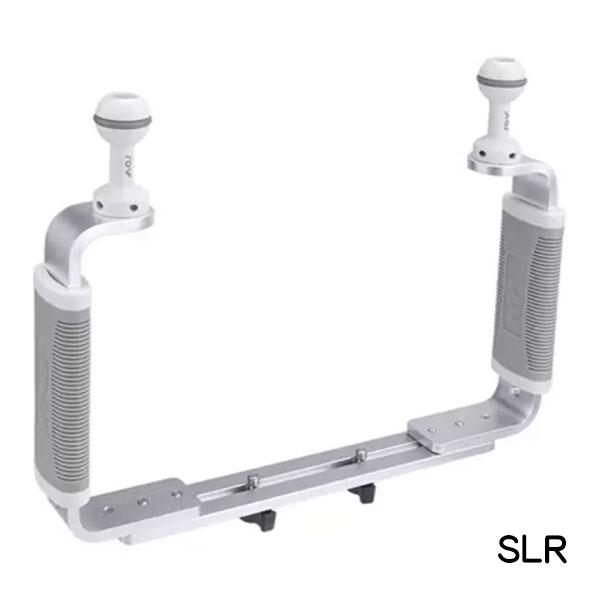 取り寄せ商品 AOI エーオーアイ HT-02D-220 ダブルハンドグリップ/トレー 2灯ライティング用 ハウジングサイズに合わせて幅調整可能 40371 40379