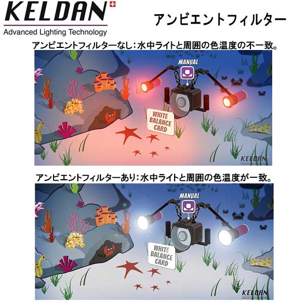 KELDAN Ambient Filter AFA 3W 72mm 8XR Ambient Light 専用 2