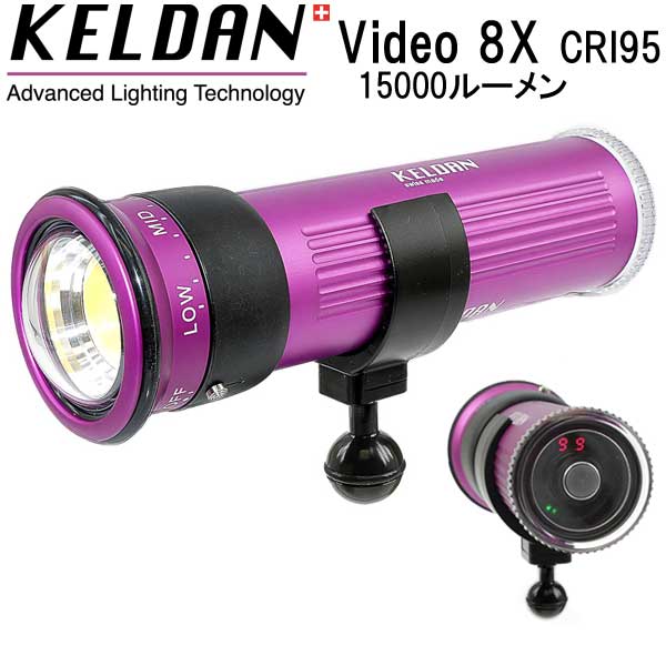 KELDAN Video 8X CRI95 15000롼 饤ȡӡŴդ ӥǥ ӥ 饤