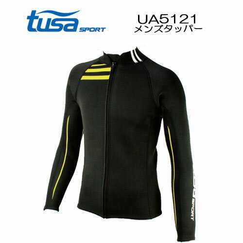 【ポイント10倍】TUSA SPORT ツサスポーツ　【UA5121】メンズタッパー ウエット生地　長袖 スノーケリング　シュノーケリング　2mm　ウエットスーツ 日焼け防止　ケガ予防