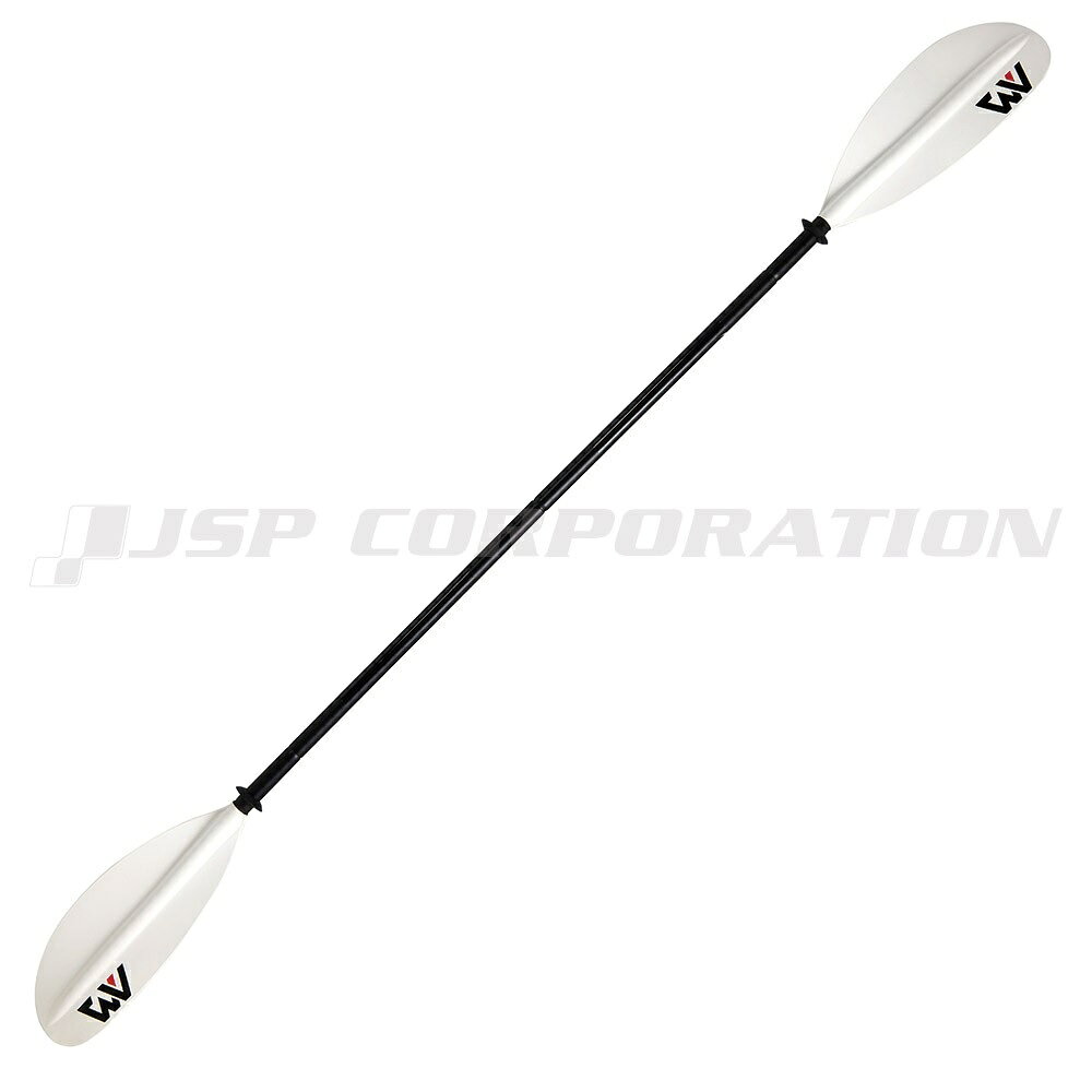 AQUA MARINA(アクアマリーナ) KP-1 カヤック パドル アルミニウム カヌー/カヤック用 230cm(4セクション) 商品番号：B0303078 定価： ￥8,000（税別） ■素材：シャフト(1.2mmアルミニウム)、ブレード(85％強化ポリプロピレン+15％ファイバーグラス) ■長さ：最大230cm(分割時：最大約70cm) ■ポールの直径：29mm ■本体重量：1100g ●丈夫なアルミニウムで出来たカヤック用のパドル。 ●4セクションからなる分割式で、持ち運びや保管が楽々 返品交換不可 2023年3月SUP スタンドアップパドルボード