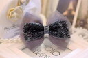 1000円ポッキリ ヘアアクセサリー バレッタ キラキラ リボン ストーン レディース ラインストーン クリップ かわいい 結婚式 パーティー 二次会 普段使い...