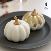 ハロウィン飾り パーティ インテリア モダンパンプキン( ホワイト・ゴールド)ハロウィン雑貨 halloween 店舗ディスプレイ イベント 秋