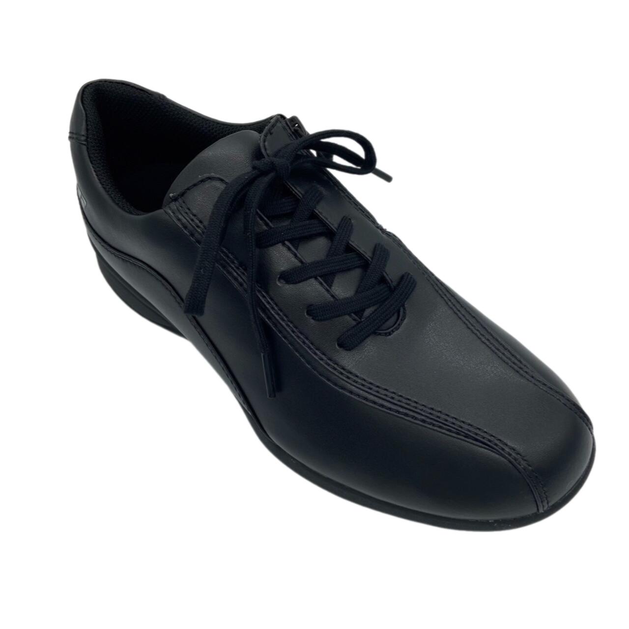 【 YONEX ヨネックス 】パワークッション L118. SHWL118 エナメルブラック 3.5Eウォーキングシューズ 撥水ストレッチPUレザー 内側ファス...