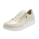 【FINNCOMFORT フィンコンフォート】2913 OTARU オタル 902945 ラテ/ゴールドプリント天然皮革 シンプル 履きやすい 疲れにくい 外側...