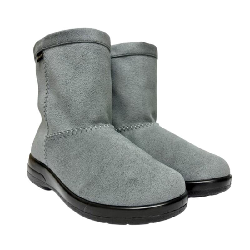 【ASAHI アサヒシューズ】TOPDRY トップドライ TDY3203 ライトグレー ムートンブーツタイプ 3E防滑 防寒 防水 透湿 撥水 冬底 ガラス繊維 裏ボア 暖かい ゴアテックス GORETEXレディース 婦人靴 ウィンターブーツ 雪 氷上 履きやすい 歩きやすい 疲れにくい 日本製