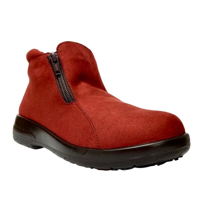 【ASAHI アサヒシューズ】TOPDRY トップドライ TDY3912 レンガ スエード調 3Eショートブーツ 外側ファ..