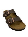 【BIRKENSTOCK　ビルケンシュトック】051703　ARIZONA　アリゾナ　DARK　BROWN　ダークブラウン レディース　婦人靴　BIRKOFLOR　ビルコフロー　ナロー幅　かわいい　シンプルサンダル　クロッグ　ナチュラル