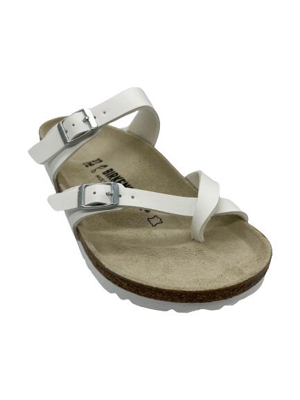 【BIRKENSTOCK　ビルケンシュトック】071051　MAYARI　マヤリ　WHITE　ホワイト レディース　メンズ　婦人靴　紳士靴　ビルコフロー　BIRKO　FLOR　レギュラー幅　かわいい　シンプルサンダル　クロッグ　ナチュラル　ユニセックス 1