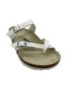 【BIRKENSTOCK　ビルケンシュトック】071051　MAYARI　マヤリ　WHITE　ホワイト レディース　メンズ　婦人靴　紳士靴　ビルコフロー　BIRKO　FLOR　レギュラー幅　かわいい　シンプルサンダル　クロッグ　ナチュラル　ユニセックス