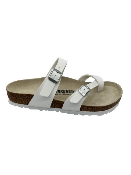 【BIRKENSTOCK　ビルケンシュトック】071051　MAYARI　マヤリ　WHITE　ホワイト レディース　メンズ　婦人靴　紳士靴　ビルコフロー　BIRKO　FLOR　レギュラー幅　かわいい　シンプルサンダル　クロッグ　ナチュラル　ユニセックス 2