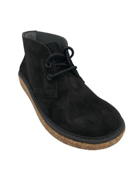 【BIRKENSTOCK　ビルケンシュトック】1017309　MILTON　ミルトン　ブラックスエード　BLACK　SUEDE レディース　婦人靴　天然皮革　レギュラー幅　かわいい　シンプルブーツ　ナチュラル