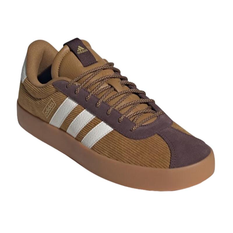 Rakuten - 【adidas アディダス】JS2045 VL コート 3.0 / VL COURT 3.0 ブロンズストラタ / コアホワイト / シャドウブラウンスニーカー スケーター スケートボード スケシュー コーデュロイ レザーメンズ 紳士靴 スポーティ タウンユース シンプル おしゃれ カジュアル 軽量