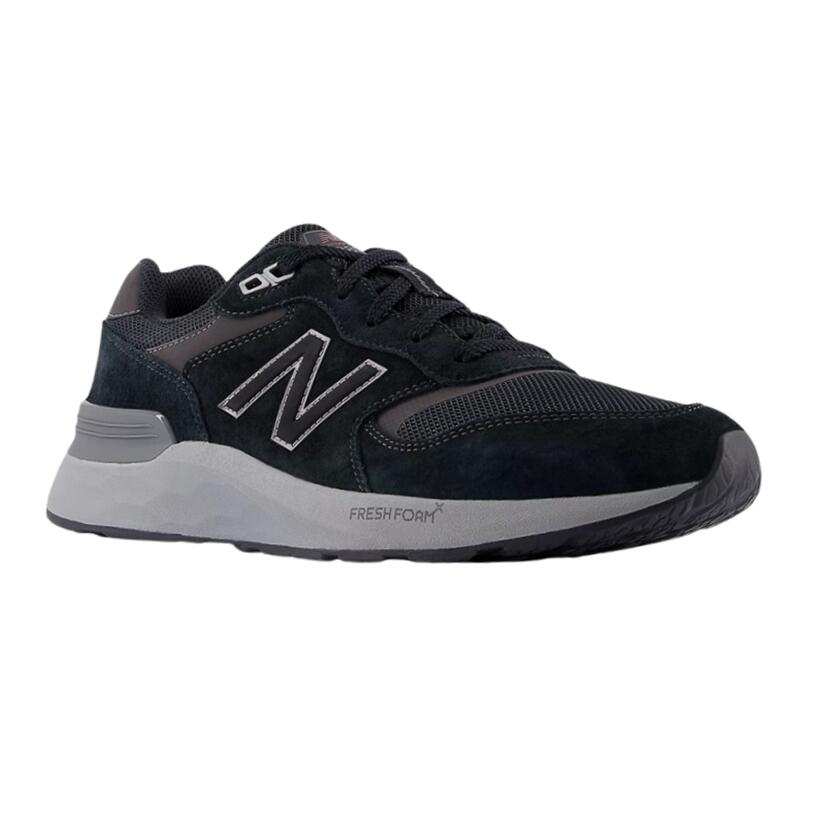 Rakuten - 【NewBalance ニューバランス】Walking Fresh Foam 880 v7 BB7 BLACK ブラックMW880BB7 ウォーキング フレッシュフォーム スニーカー 履きやすい 歩きやすい 疲れにくい紳士靴 メンズシューズ 軽量 軽い おしゃれ 新色 4E