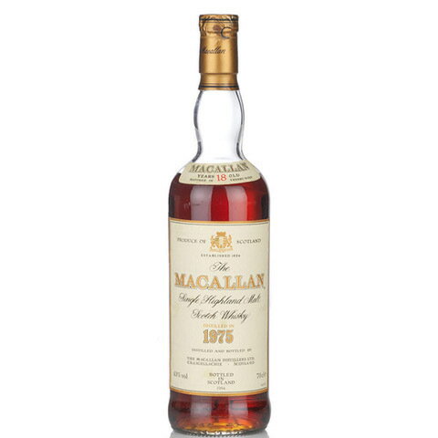 Macallan 18 Year Old 1975 / マッカラン 18年 1975