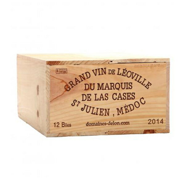 Chateau Leoville Las Cases 1990/ シャトー レオヴィル ラス カーズ 1990 . Le domaine de Léoville formait jusqu'au xixe siècle un des plus vastes et des plus anciens crus du Médoc. Il s'étendait du vignoble de château Beychevelle jusqu'au Château Latour en Pauillac. En conséquence de la Révolution française, le domaine a été divisé en trois parties entre les année 1826 et 1840 :Château Léoville Las Cases,Château Léoville Barton etChâteau Léoville Poyferré.Varieties: Cabernet Sauvignon, Merlot, Cabernet Franc , Petit Verdot.Wine Score : 95/100A case of 12 bottles750ml 1