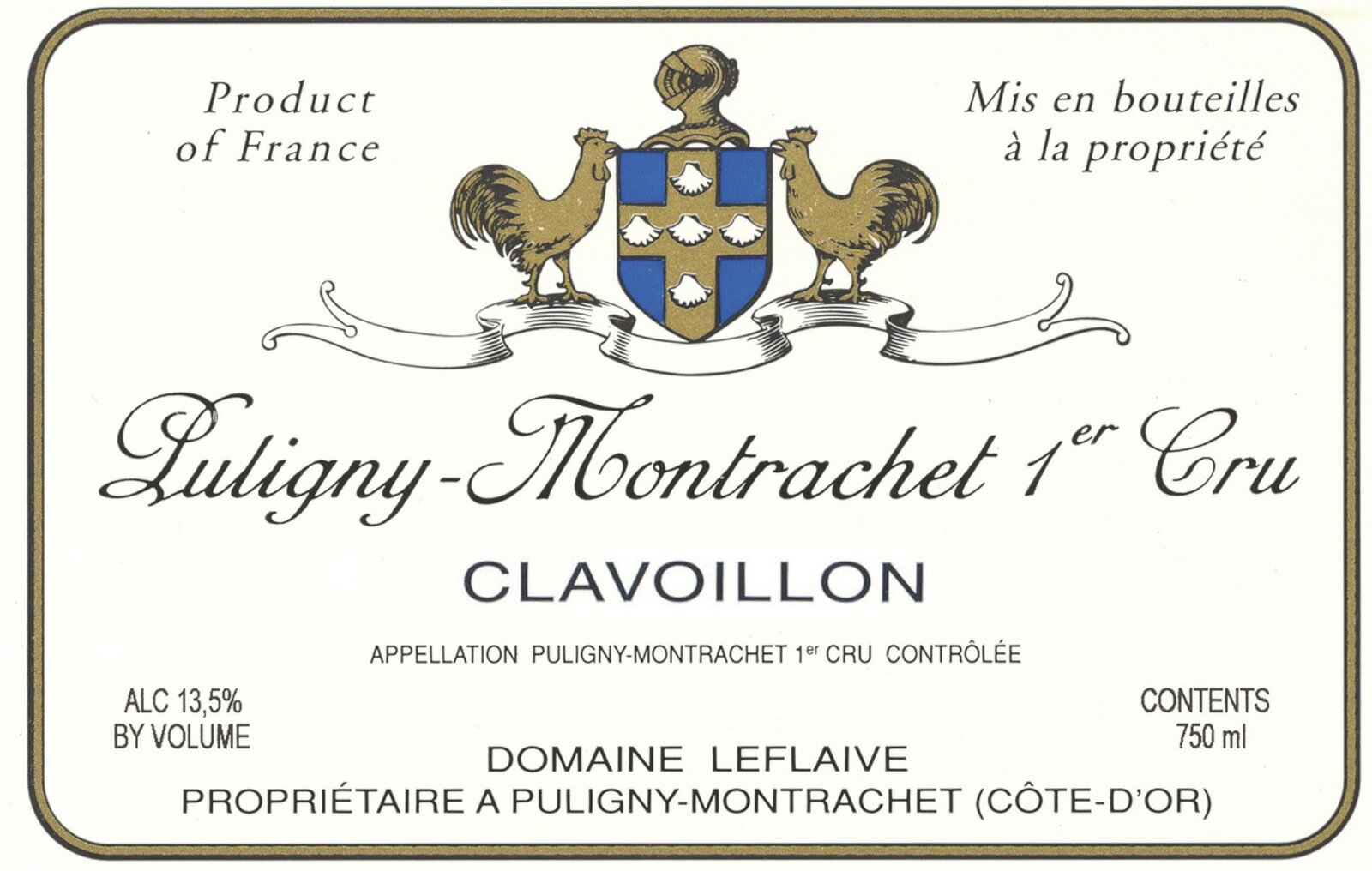 Puligny-Montrachet Clavoillon Leflaive 2013 x 6 / ピュリニー　モンラッシェ　クラヴォワイヨン　ルフレーヴ　2013 x 6