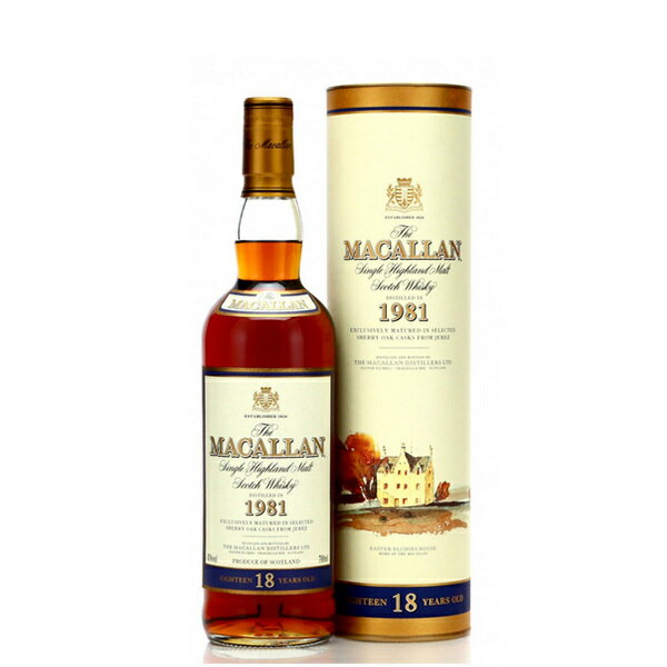 MACALLAN Macallan 1981 18 Year Old / マッカラン 1981 18年