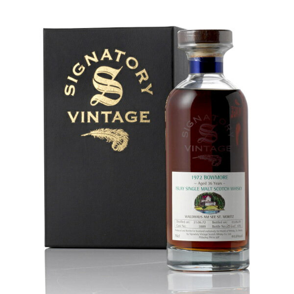 BOWMORE Bowmore 1972 Signatory Vintage 36 Year Waldhaus / ボウモア 1972 シグナトリー ヴィン