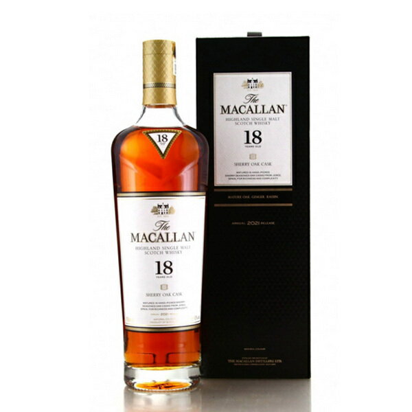 Macallan 18 Year Old Sherry Oak 2021 Release / マッカラン 18年 シェリーオーク 2021 リリース