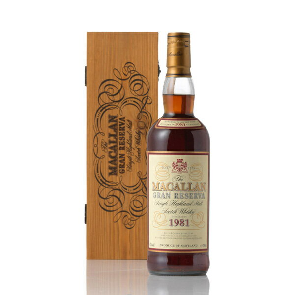 Macallan Gran Reserva 1981 / マッカラン グラン レゼルバ 1981