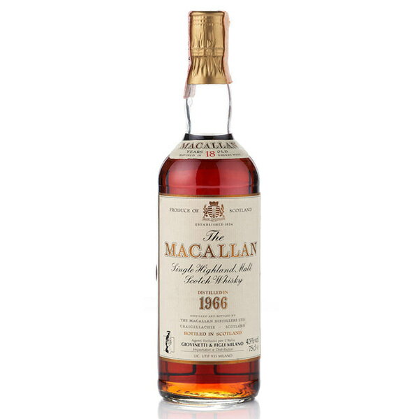 Macallan 1966 18 year old / マッカラン 1966 18年