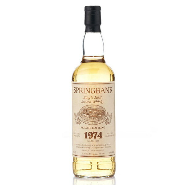 Springbank Private Bottlin 1974 1157 / スプリングバンク プライベート ボトリング 1974 1157