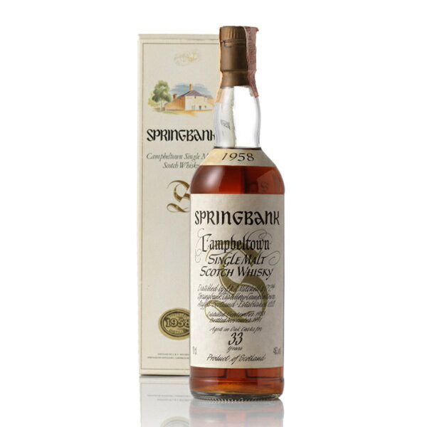 Springbank 1958 33 Year Old / ץ󥰥Х 1958 33ǯ