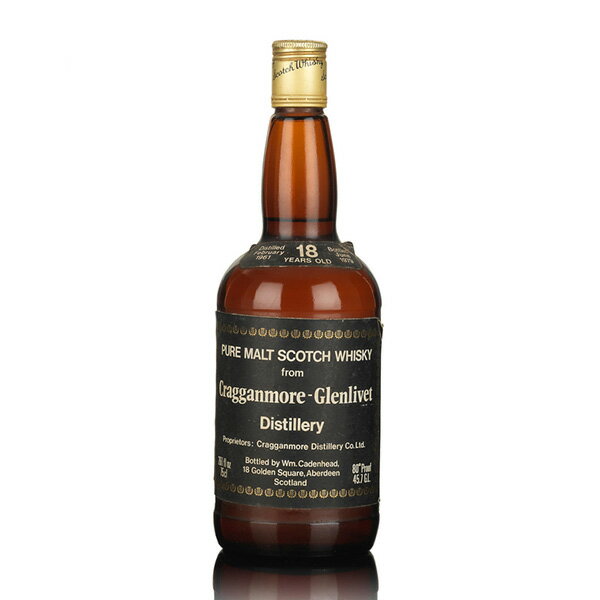 CRAGGANMORE Cragganmore Glenlivet 18 year old 1961 / クラガンモア グレンリベット 18年 1961