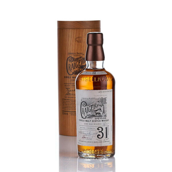 Craigellachie 31 Year Old / クライゲラキ 31年 . 商品説明 he single malt is recognised for its tropical fruit and floral notes due to long fermentation. The distillery is now enjoying a bit of a renaissance, with its excellent 31 Year Old winning the title of “Best Single Malt” at the 2017 World Whisky Awards.This full bodied heavy-weight is the pinnacle of the current releases from Craigellachie.75cl/52.2% Fine and Rare specializes in fine and rare wines, champagne and spirits, exactly the kind of products you are looking for, our sources are mainly Chateaux and Domains, private wine cellars and other reliable wine companies in Europe to ensure the authenticity of our wines - Fine and Rareは希少な格付けワイン、シャンパンやスピリッツを中心に取り扱っており、お客様にぴったりの商品をご案内致します。また、安心してご利用いただくために主にヨーロッパのシャトーやドメーヌなど、信頼性の高い生産者より商品を買い付けております。Sourced from an excellent temperature controlled private cellar In France, where it has been stored since release リリース以降、最適温度に調整されたフランスのプライベートセラーで保管されています。 1