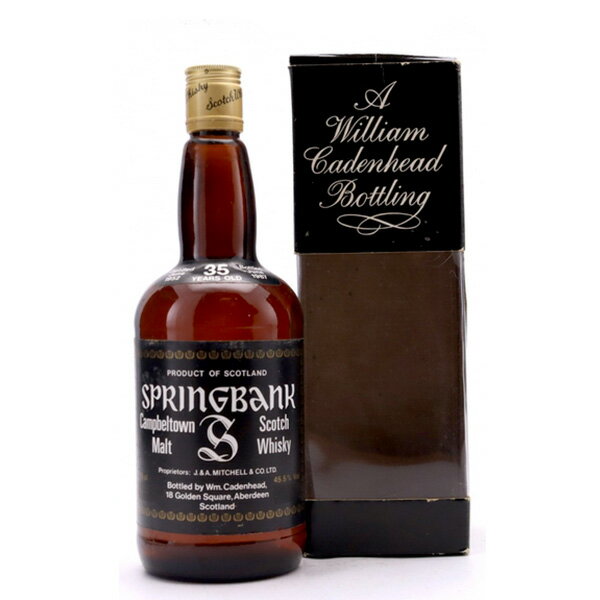 スプリングバンク Springbank 1952 Cadenhead's 35 Year Old / スプリングバンク 1952 ケイデンヘッド 35年