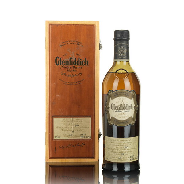 GLENFIDDICH Glenfiddich vintage Reserve 35 year old 1965 / グレンフィディック ヴィンテージ リザーブ 3