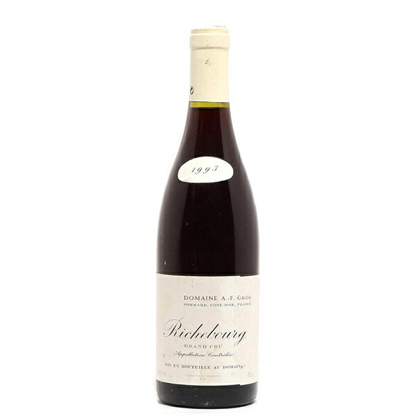 Richebourg Domaine A. F. Gros 1999 / Vu[ h[k Ak t\[Y 1999