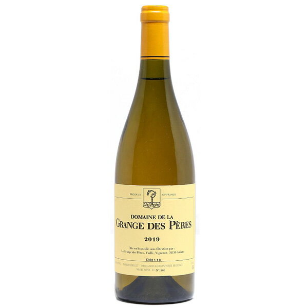 Domaine de la Grange des Pères Blanc 2007 / ドメーヌ ド ラ グランジュ デ ペール ブラン 2007 . The white from the Grange des Pères delivers very beautiful aromas of white flowers and citrus, notes of gunflint. On the palate, there is freshness, fat and fullness and the long finish reveals beautiful empyreumatic notes.A magnificent white from Languedoc, so harmonious.Made from Roussanne de Marsanne and supplemented with atypical grape varieties such as Chardonnay and Gros Manseng, it was aged in barrels for 24 months.75cl 5
