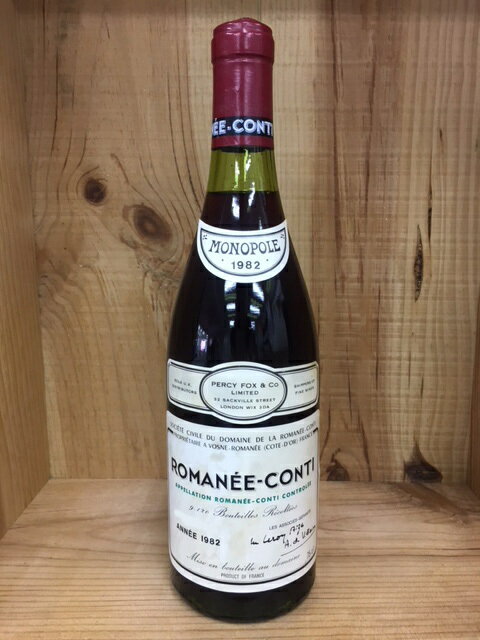 Romanée Conti Domaine Romanee-Conti 1982 / ロマネ コンティ ドメーヌ ロマネ コンティ 1982