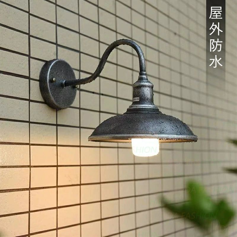 ウォール おしゃれ 屋外照明器具 ガーデン 庭園 工業風 傘型 和風笠 外灯 防雨型 ...
