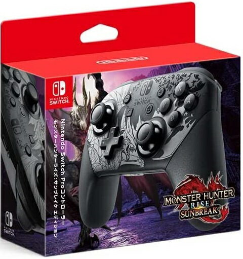 【平日13時迄の注文で即日発送】【新品】【任天堂純正品】Nintendo Switch Proコントローラー モンスターハンターライズ:サンブレイクエディション プロコン 任天堂 HAC-A-FSSKQ【送料無料】 モンハン 4902370549546 モンスターハンターライズサンブレイクエディション
