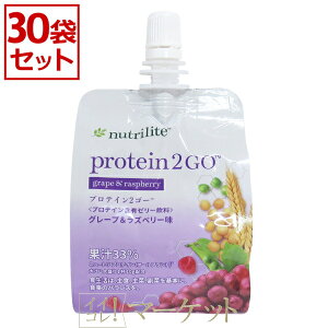 【30袋入り】 アムウェイ プロテイン2ゴー グレープ&ラズベリー 賞味期限:2026年1月8日