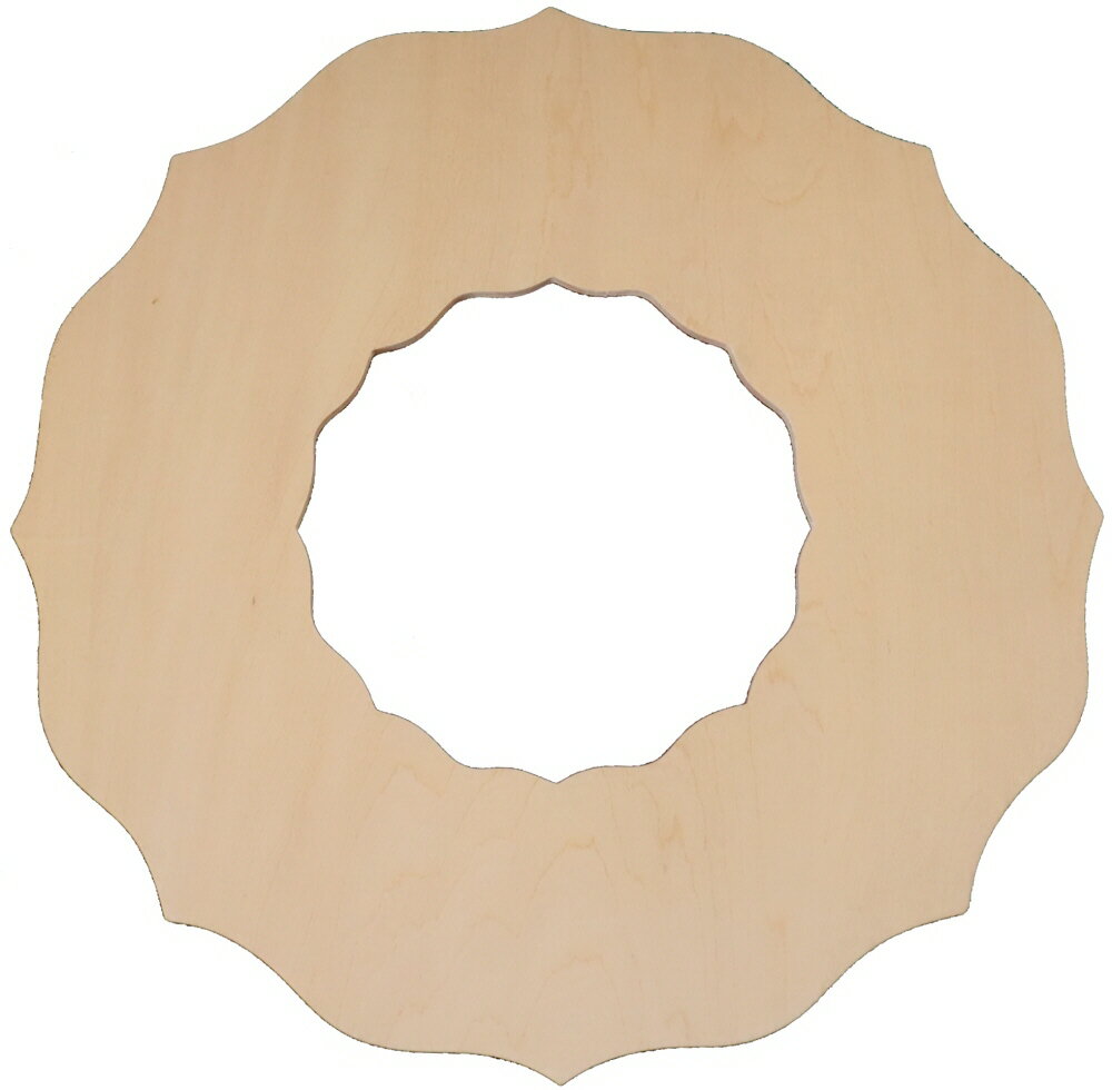 リース　290×290　cw-1321　無塗装白木素材