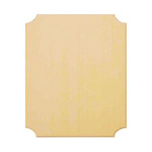 ファインホームのトールペイント用無塗装白木素材　プラーク　フレンチコーナー　190×230　 cw-538