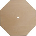 無塗装白木素材 八角時計用プラーク大 mdf-112