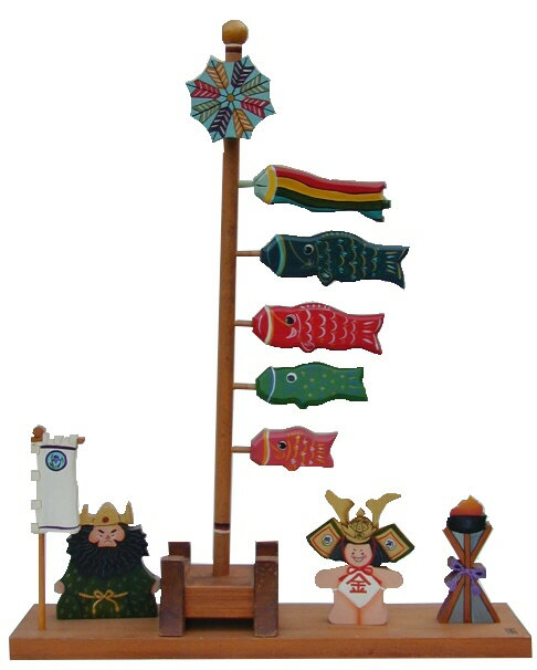 トールペイントご自分で描く図案付白木素材 mh-099 こいのぼり14点セット