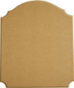 無塗装白木素材 MDFボード ロイアルアーチ縦型300×357 mdf-010
